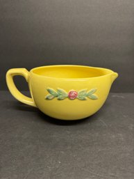 Coors Pottery, Yellow With Red Roses