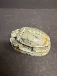 Stone Scarab Egyptian 4'
