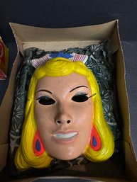 Vintage Collegeville Costume Mask IN BOX