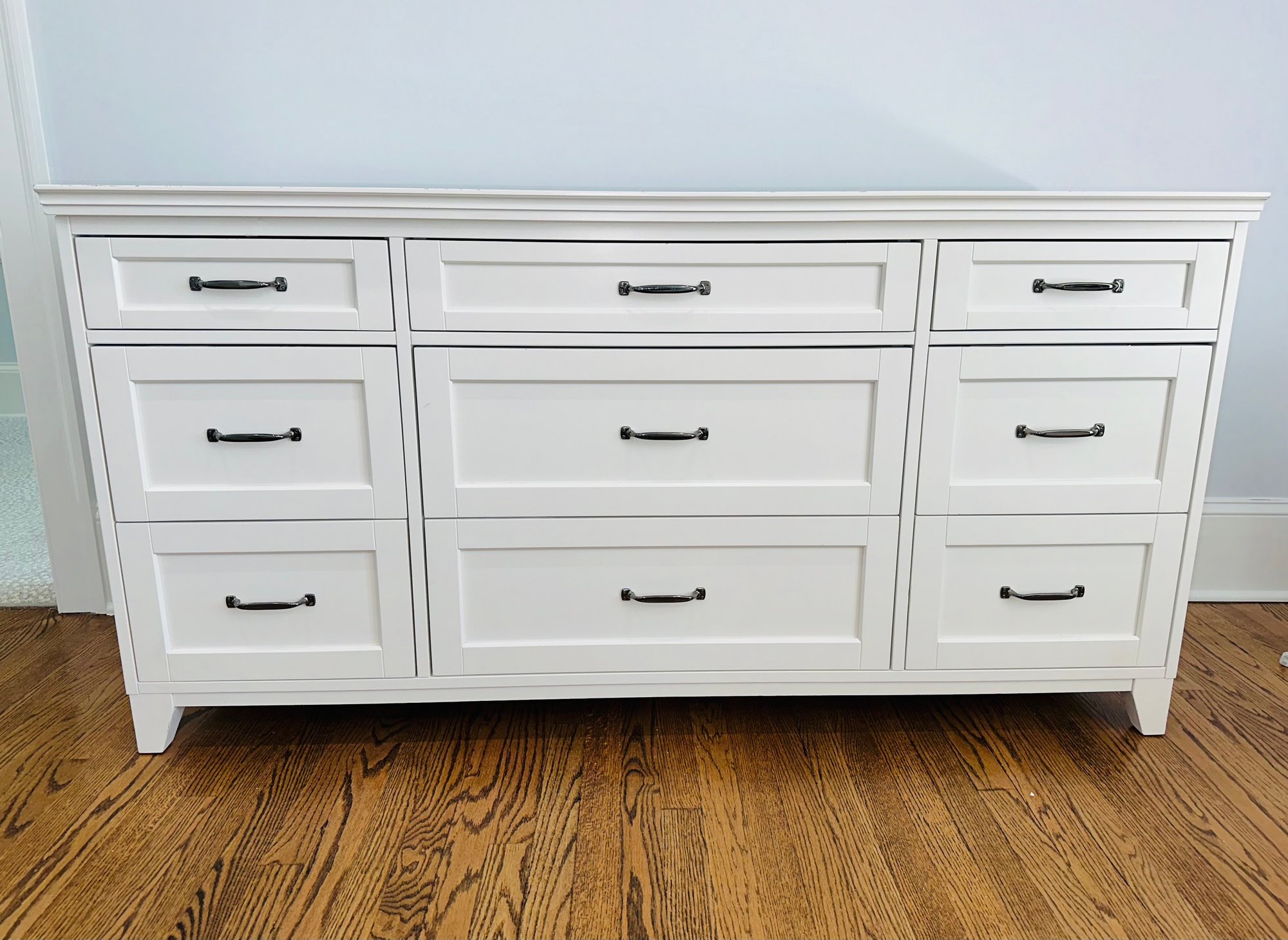 pottery barn white dresser Dawson Extra-Wide Dresser & Topper Set – Alegoryca main image 0