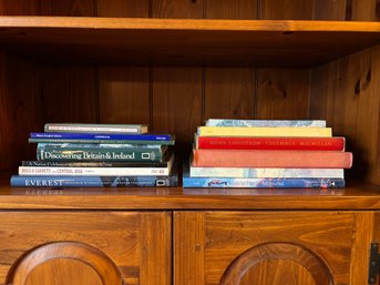 Collection Of Art And Travel Books. Everest, Asia, Britain And Ireland. Monet And Macfield Parrish