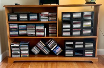 Solid Wood Media Shelving Unit 36x57x12 CDs Not Included