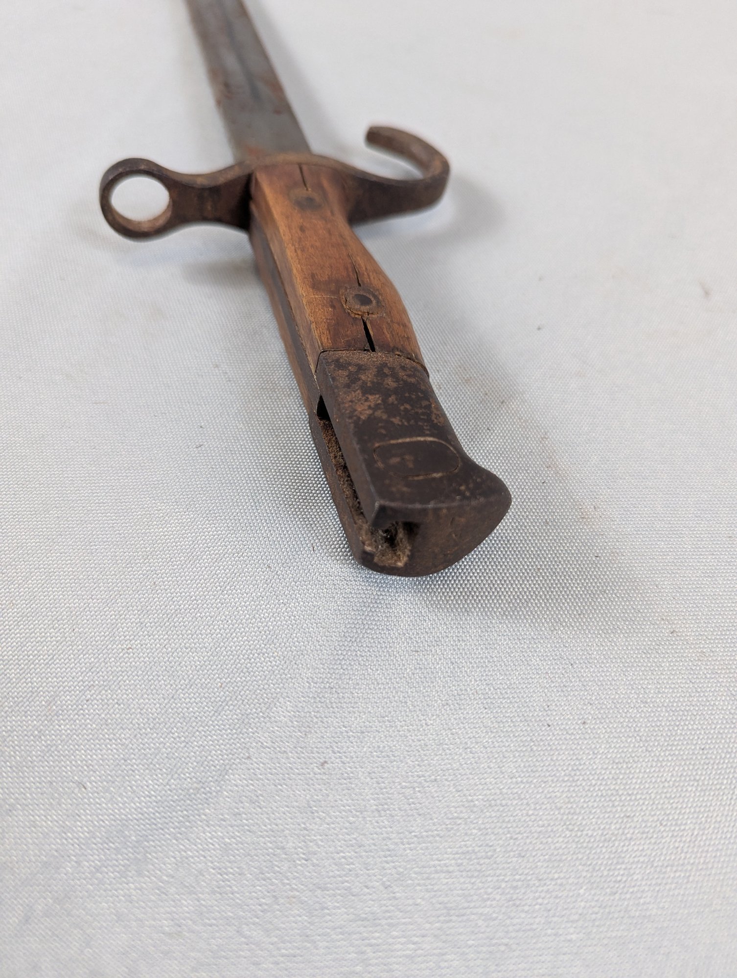 YABAIBRAND　フナベイト WWII Era Bayonet & Scabbard Possibly Japanese #8159