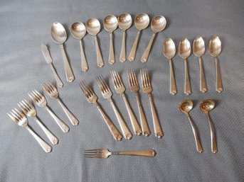 24 Piece Set Of Birks George II Sterling Silver Flatware 50.19 Ounces / 1422 Grams