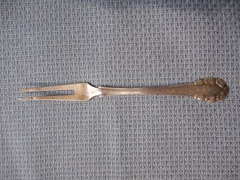 Sterling Silver - Denmark Georg Jensen Lily Of The Valley Barbed Fork .95 Ounces /28 Grams