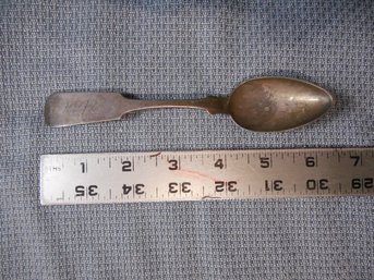 Coin Silver - Spoon  P P Hayes Pokeepsie, NY  .67 Ounces / 19 Grams