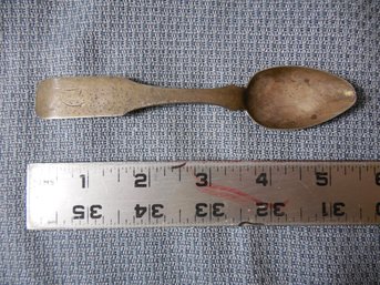 Coin Silver - Spoon  W Webb .49 Ounces / 13 Grams