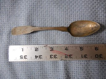 Coin Silver - Spoon  F & G  . 60 Ounces / 17 Grams