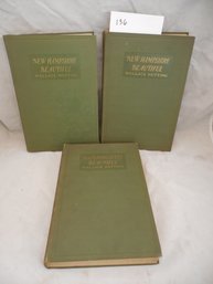 Lot Of 3 Wallace Nutting Antique Books Including  Massachusetts & New Hampshire Beautiful