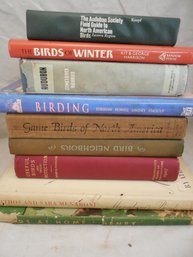 Lot Of 9 Bird Reference Books.