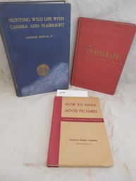 Lot Of 3 Vintage  Books On Photography