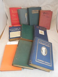 Lot Of 10 Estate Books Of Various Subjects