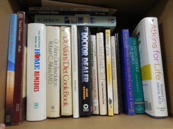 Box Lot Lot Of 12 Estate-Found Books Of Various Subjects