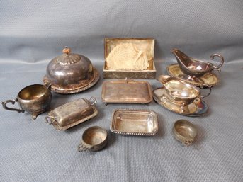 Misc Lot Of Silver Plate Objects