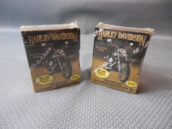 Lot Of 2 - Sealed Box - Harley Davidson Motorcycle Collector's Cards