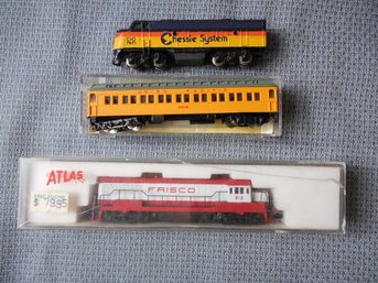 3 Piece Lot - Small Atlas Trains