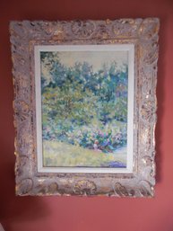 MId 20th Century Original Impressionist Oil Painting - Illeg. Signed