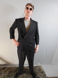 Vintage Wool Tuxedo Pants & Jacket - After Six By Rudofker - Pants Size Maybe 38-40 - Mens