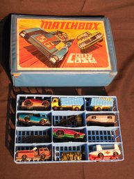 Vintage 1971 Matchbox Carry Case With Cars