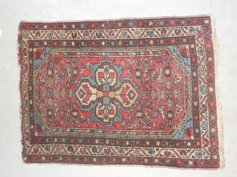 Antique Oriental Mat 38' X 28'