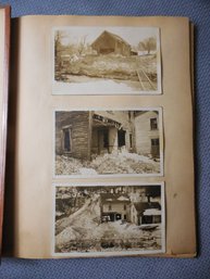 Vintage New Hampshire-related Postcard Album With Bartlett Landslide Photo Cards