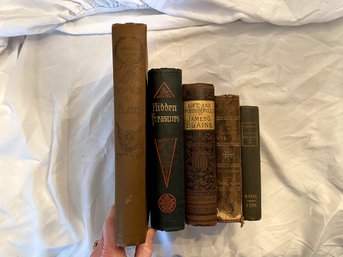 5 Books Of 19th Century American Biography