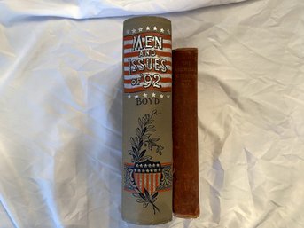 2 Books Of American Politics - Dole 1892, Boyd 1892
