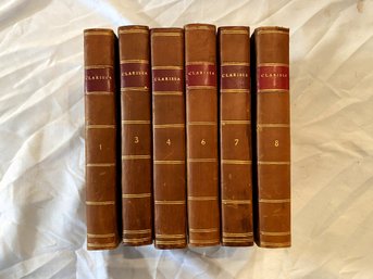 Clarissa Or The History Of A Young Lady, 1792 - 6 Volumes
