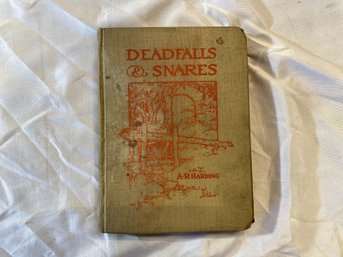2 Books On Hunting And Fishing, Early 20th C. Deadfalls And Snares &Modern Fly Craft By James H. Hyndman