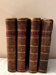Don Quixote By Miguel De Cervantes, Translator T. Smollet, 1811, 4 Volume Set.