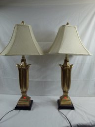 Pair Of 36' Tall Decorative Table Lamps