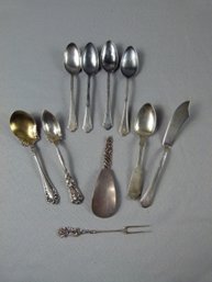 MIsc Lot Of Sterling Silver FLatware & A Shoe Horn 6.78Ozt