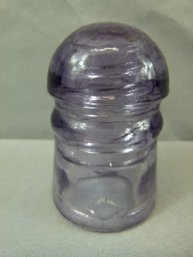 Diamond Sun Purpled Glass Insulator