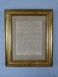1861 Proclamation By NH Govenor Ichabod Goodwin - A Day Of Public Fasting & Prayer