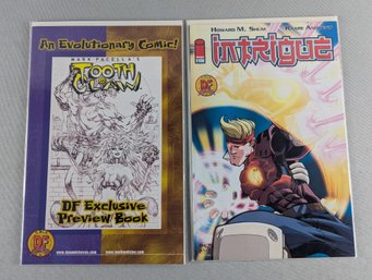 2 Limited Edition Comic Books With COAs - Intrigue #1 & Tooth And Claw #1