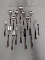 Partial Set Of Stainless Steel Flatware Made By Robert Welch