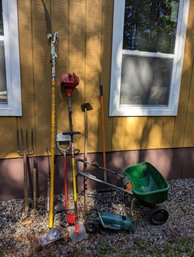 Lawn Maintenance Tools Lot Including A Weedwhacker By Maruyama