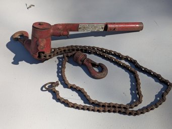 500 Lbs. Chain Fall Hoist  Mighty Midget Puller