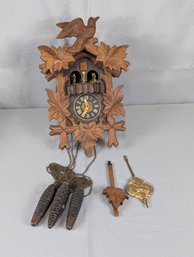 Old Wooden Cuckoo Clock