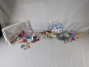 Large Lot Of Tyco Dino  Riders Figures, Parts & Accessories