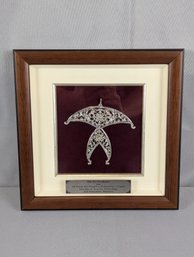 Probably Sterling Silver Moon -Kite - Framed Gift For The Minister Of Science Malaysia