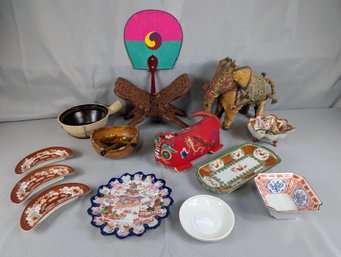 Interesting Lot Of Asian / Eastern Decorative Items & Porcelain