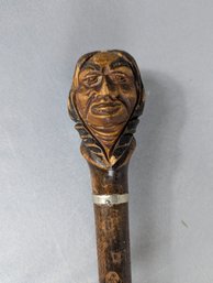 Antique Hand Carved Presentation / Fraternal Cane  Possibly Dartmouth College