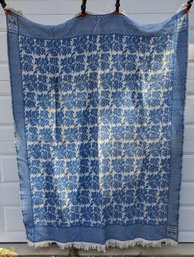 Jacquard Style Coverlet / Blanket 54 X 72