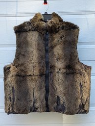 Andrew Marc 2XL Reversable Rabbit Fur & Down Vest