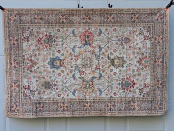 Very Clean Scatter Rug With Non-Slip Underlayment 48 X 72