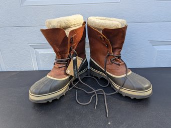 Pair Of New Sorel Caribou 40 Below Boots Size 13