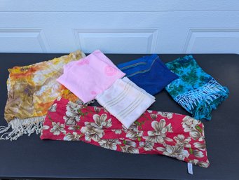 Lot Of Womens Scarfs Including Silk & Oscar De La Renta