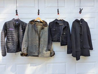 4 Womens Jackets Most Marked Medium Including Patagonia, Jones Of NY, Etc