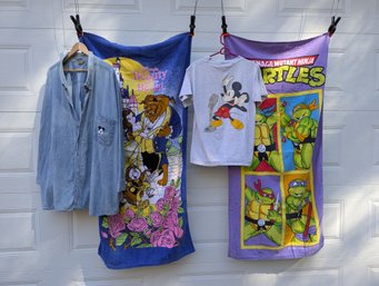 Mickey Mouse, Beauty & The Beast & Teenage Mutant Ninja Turtles